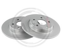 ABS 19041 Rear Brake Discs Pair 280mm Solid Fits MG Zs 10190740