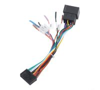 ABS 20-Pin to ISO Radio Connector Cable Black | High-quality ABS material, wear-resistant, no deformation, ensures long-lasting performance