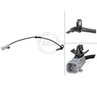 ABS 32278 Rear Left Wheel Speed Sensor Fits Opel Vauxhall Karl Viva 6238657