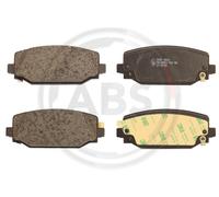 ABS 35455 Rear Brake Pad Set Fits Jeep Grand Cherokee L 68541333AB