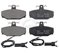 ABS 36569/1 Rear Brake Pad Set Fits Daimler Jaguar Xj 40 81 Xj220 Xjsc JLM1282