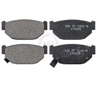 ABS 36614 Rear Brake Pad Set Fits Subaru Leone Loyale Xt 25191-GA530