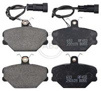 ABS 37001 Front Brake Pad Set Fits Fso Polonez 063576