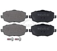 ABS All Brake Systems Brake Pad Set 37444 - Front Disc for Lancia Ypsilon 199A2/188A9.000 1.2L 4cyl