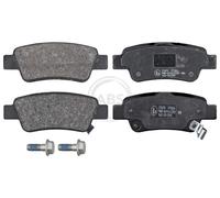 ABS 37651 Rear Brake Pad Set Fits Honda Cr-V 43022SWWG00
