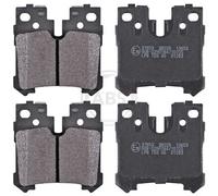 ABS All Brake Systems Rear Brake Pad Set 37653 - Fits Lexus LS 04466-0W010 (17-21)