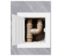 ABS Access Panel - Access Door for Inspection Plumbing and Electrical Utility Service - Drywall Wall and Ceiling Mount Wall Plate(Mike,15x20cm/5.9x7.8in)