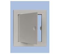 ABS Access Panel - Access Door for Inspection Plumbing and Electrical Utility Service - Drywall Wall and Ceiling Mount Wall Plate(Grey,15x20cm/5.9x7.8in)