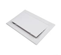 ABS Access Panel Wall Hatch with Hinged Detachable Door, Push-to-Open White Inspection Panel for for Drywall and Plasterboard, Easy Install, Multiple Sizes 100x150(150x225mm)