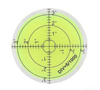 ABS Acrylic 60mm Large Bubble Level Round Circular Bulls Eye for Caravan Balance Calibration Camera Platforms Measuring Tool