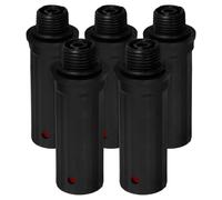 Abs Air Compressor Oil Breather Assembly Black 5pcs for Industrial Use