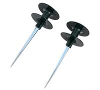 ABS and Roller Guide with Smooth Resin Wheel & Heavy-Duty Zinc Spike for Yard, Lawn, and Flower Beds - 2-Pack or 6-Pack(2PCS)