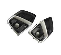 ABS Auto Front Bumper Down Grille Fog Light Lamp Frame For Q5 Q5L SQ5 Style 2022 2023 2024 Year Car Accessories PYPFQUMQGR(With silver)