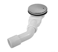 ABS Bathtub Drain Unit with Hair Filter Function Silver Drain Panel for Shower Drain Pipe Connection Applications