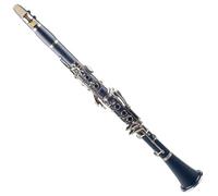 ABS Bb Tone Clarinet Cupronickel Plated Nickel 17 Key Clarinet Kit With Clarinet Reeds And Case Clarinet Kit (Color : Blue)