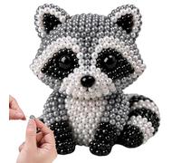 ABS Bead Kit - Jewelry Making Art Set, Handmade Funny Crafting Beads, Cute Animal Beading Creative Set | DIY Keychain Bag Charm Pendant Decoration Crafting Projects Adults Teens Beginners