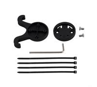 ABS Bicycle Seat Bracket for Garmin Varia Camera Black | Fits for garmin RVR315, RTL510, RTL515, secure saddle rail clamp, includes wrench and straps