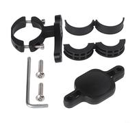 ABS Bicycle Security Bracket for AIRTAG Real Time Location Tracking and Anti Theft Features (black)