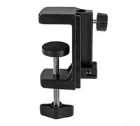 ABS Bidirectional I-Clip for Desk Edge Mounting with 360 Degree Rotation to Support Broadcast and Office Needs (1pc)