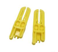 ABS Bike Brake Pad Spacers for Magura Caliper, 1 or 2 Pack, Bleed Blocks for Bicycle Maintenance, Yellow, 60x18x10mm(2PCS)