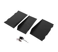 ABS Black Rear Chassis Wing Spoiler Lip Diffuser, Universal Car Rear Spoiler, High - Speed Stability Enhancing Rear Chassis Diffuser with Non - Destructive Mounting Kit for Most