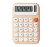ABS Calculator Double Power Solar Battery Source Portable for Various Applications Including Education Finance Dual-Power Solar/Battery Portable Calculator