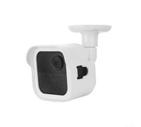 ABS Camera Housing for Blink Outdoor 4 Third Gen - Full Protection Mounting Bracket with Screw Fixing - Outdoor Indoor Camera Accessory White(White)