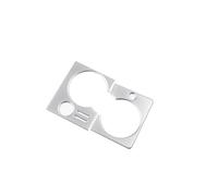 ABS Car Center Console Cup Holder Frame Trim Stickers Accessories Left Hand Drive For Land For Rover For Discovery Sport 2015-2019 Center Console Interior Trim Panel(Silver)