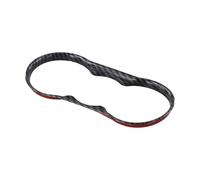 ABS Car Cup Holder Frame Cover for Ford Focus MK2 and Fiesta MK7, Silver or Carbon Fiber Black, Interior Trim Upgrade