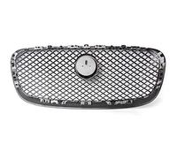 ABS, Car Front Grilles, Radiator Grille, Front Bumper Hood, Exterior Decoration Accessories, For Jaguar XF XFR 2012-2015,bla-ck