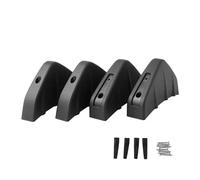 ABS Car Rear Bumper Diffuser Spoiler For Citroen For Picasso C2 C3 C4 C4L C5 DS3 DS4 DS5 DS6 DS7 For Elysee For C-Quatre 4pcs(Black)