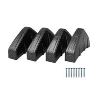 ABS Car Rear Bumper Diffuser Spoiler For Citroen For Picasso C2 C3 C4 C4L C5 DS3 DS4 DS5 DS6 DS7 For Elysee For C-Quatre 4pcs(carbon fiber)