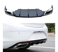 ABS Car Rear Bumper Rear Lip Diffuser Rear Spoiler, for Opel Insignia 2017-2019,Car Body Modified Accessories