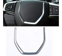 ABS Car Steering Wheel Decoration Sequins Trim 1Pcs For Discovery Sport 2015-2018 Car Accessories (Matte Silver)