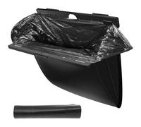 ABS Car Trash Can Bin Auto LED Light Car Garbage Can Bin with Trash Bag Wear Resistant Automobile Rubbish Container Leak Proof Portable Garbage Organiser for Truck, RV, Home, Office, Kitchen