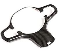 ABS Carbon Black Car Interior Steering Wheel Cover Frame Trim, For BMW 5 Series G30 X3 G01 X4 G02 2018 2019,Carbon Black