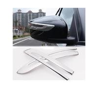 ABS Carbon Chrome For Nissan For Note E12 For Hatchback 2014-2019 Side Door Rear View Mirror Exterior Cover Trim Sticker(Chrome)