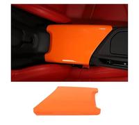 ABS Carbon Fiber For Chevrolet For Corvette C8 For Stingray Z51 Z06 2020-2023 Car Central Armrest Box Protective Cover Car Accessories CRRYUQWWM(Style E)