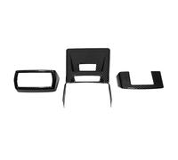 ABS Carbon Fiber Look Accessories Center Console Gear Shift Panel Decoration Cover Interior For A3 8Y Sedan Sportback 2021 UOEMCRTB(Rear air outlet)