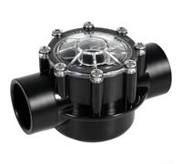 ABS Check Valve 1.5-2 Inch Rust Resistant for Durable ABS Check | Rust resistant metal parts, for durable ABS body, long-lasting performance, black finish, 17x14x11cm