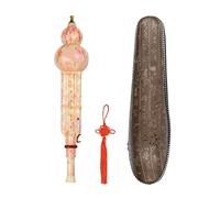 ABS Chinese Hulusi Hulusi Gourd Cucurbit Flute Ethnic Woodwind Musical Instrument W/Strap Case SET