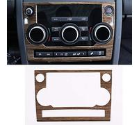 ABS Chrome Car Center Air Conditioning Panel Cover Trim 1Pc For Discovery Sport 2015-2019 Car Accessories (Walnut Brown)