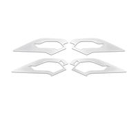 ABS Chrome Car Inner Door Handle Catch Cover Bowl Frame Trim For Jaguar E-pace For E Pace 2018-2020 Interior Accessories Automotive parts