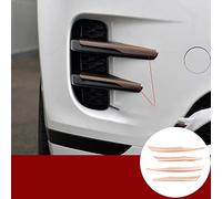 ABS Chrome Rose Gold Car Front Fog Lamp Strips Trim Sticker 4pcs For LR RangeRover Evoque 2019 2020 Auto Accessories