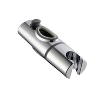 ABS Chrome Shower Bracket - Oval Slider Bar Height Adjustable Sprayer Holder on Rail (30x17mm)