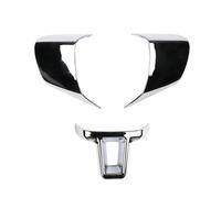 ABS Chrome Steering Wheel Cover Sticker Case For VW For GOLF 6 MK6 For POLO For JETTA MK5 MK6 Car Styling Trim Car Decoration Interior(3pcs 369 Clock Style)