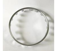 ABS Chrome Sticker Car Steering Wheel Trim Emblem Badge Logo Frame Sequins Sticker Accessories For Audi Q3 Q5 A3 S3 8V A6 C7 DunMuan(For A6 2012 2017)