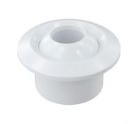ABS Circular Spherical Nozzle Air Vent 100mm Adjustable Airflow Ceiling Grille for Central Ventilation Systems White
