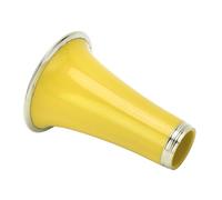 ABS Clarinet Bell, Silver Ring Tube of Light Clarinet Speaker for Wind Instruments (CC30 Yellow)