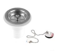 ABS Crafted RV Sink Drain Elbow with Straight Drain Path and 2 Meter Hose for and Smooth Drainage Operation (Straight)